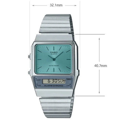 Casio Vintage AQ-800EC-2A Unisex Dial Blue Watch