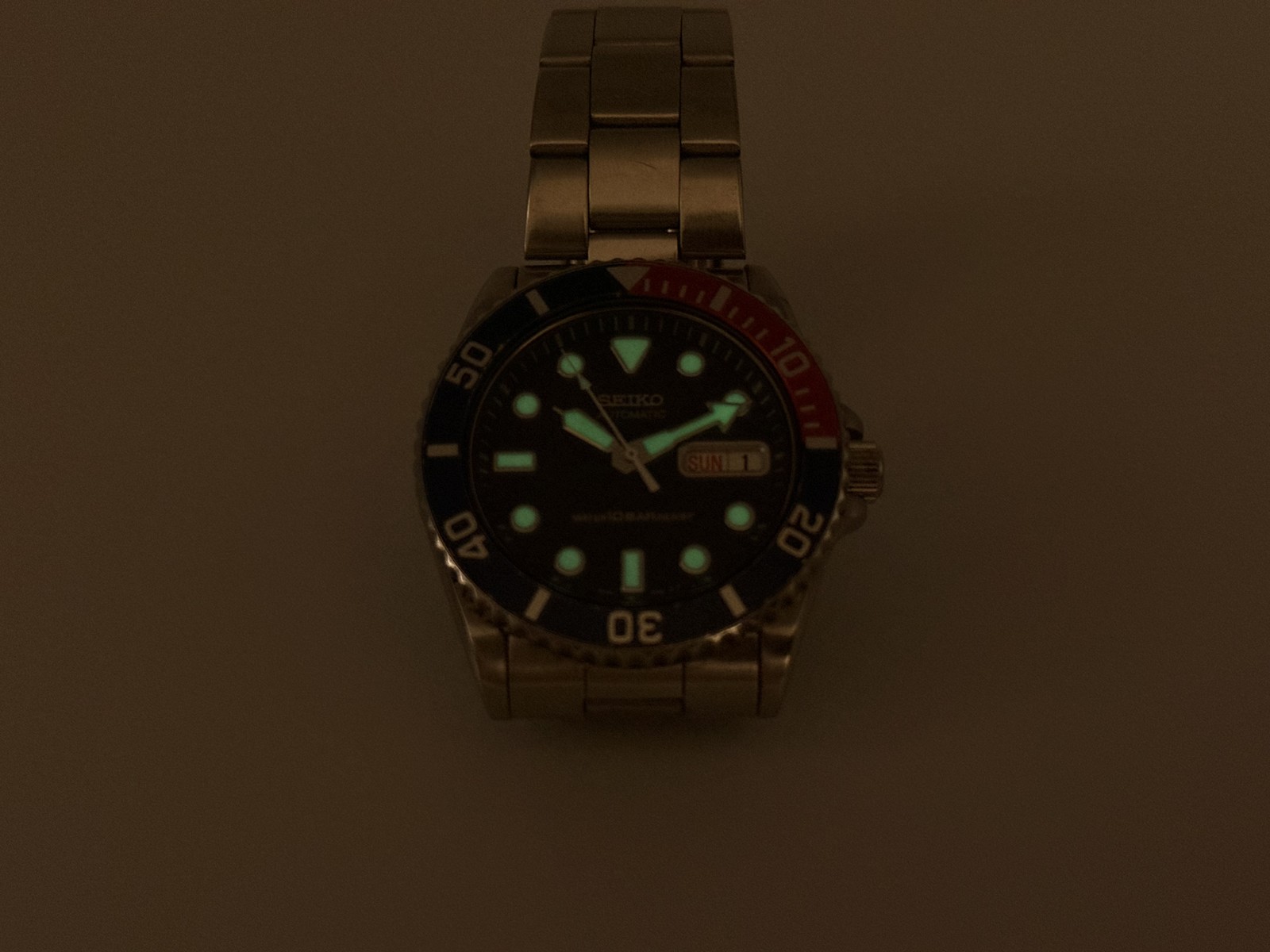 SEIKO 7S26-0040 Pepsi Bezel Automatic Navy Dial Men’s Watch Japan