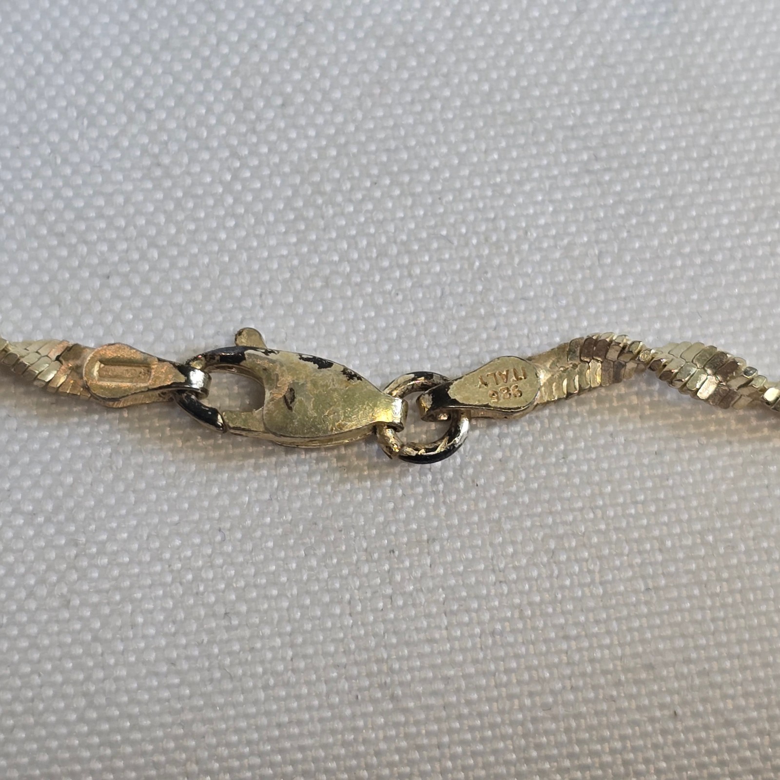 Sterling Silver Necklace 10.47g Fine Jewelry 23.5″ Singapore Chain Lobster Clasp