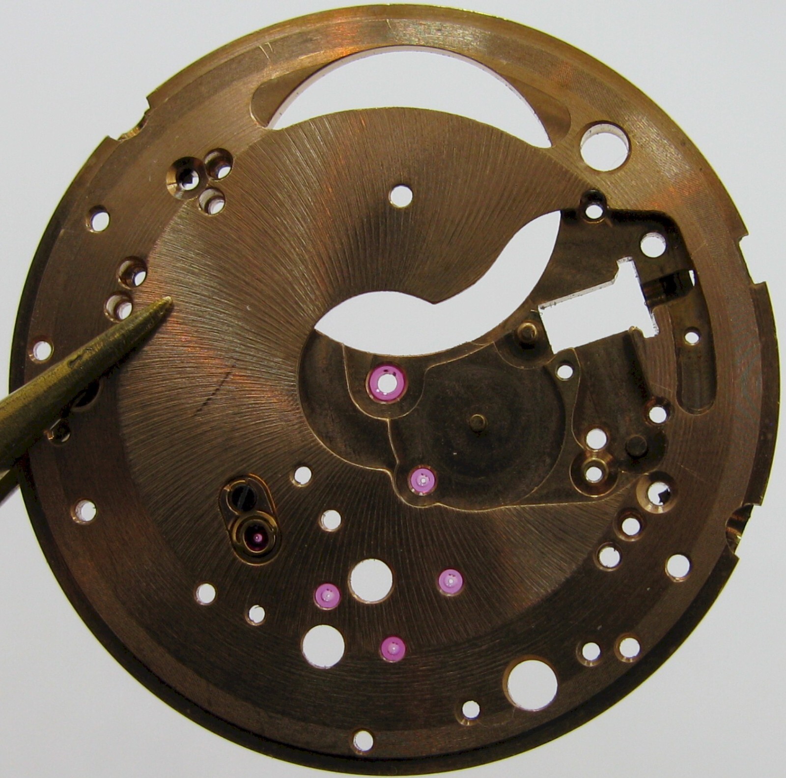 Omega 550 SeaMaster automatic Watch part: main plate #100