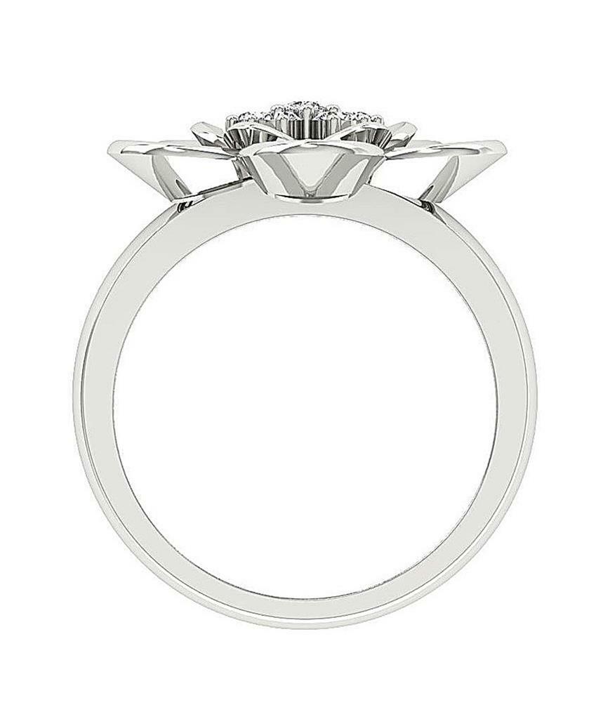 Right Hand Wedding Ring Natural Diamond SI1 G 0.35 Carat 14K Rose Gold 18.60MM