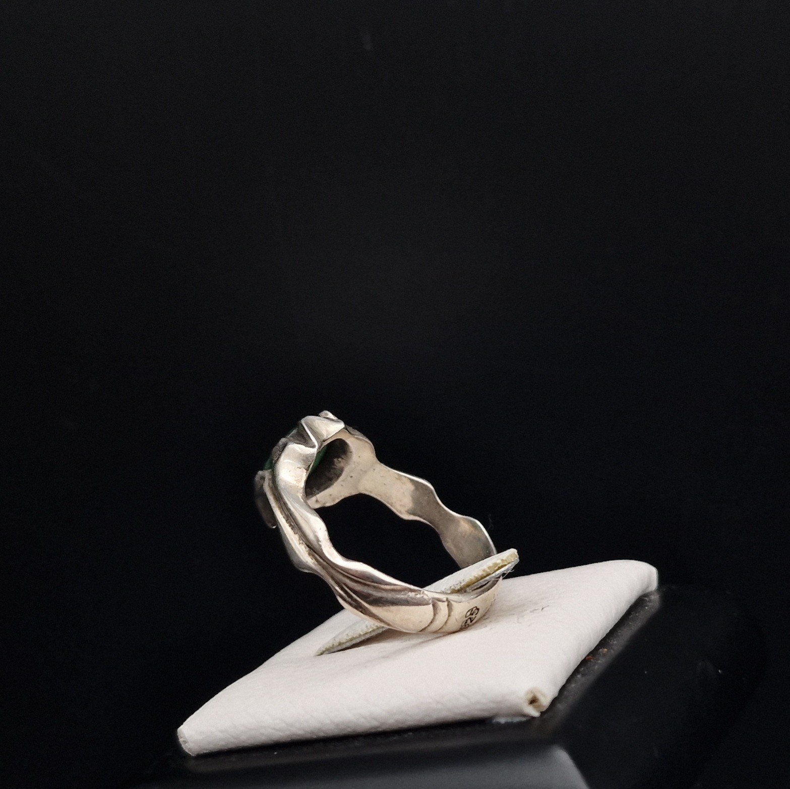Emerald Emerald Silver Ring Handmade 925 Silver Silver Ring Handcrafted