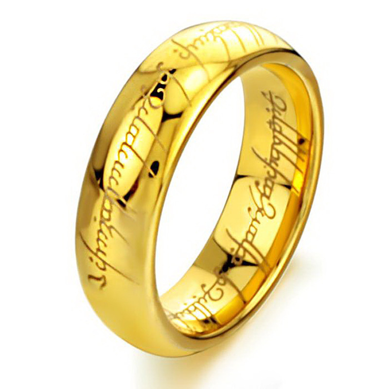 The Lord of the rings Lotr Charm Stainless Steel Fashion Women Men’s Ring Gift
