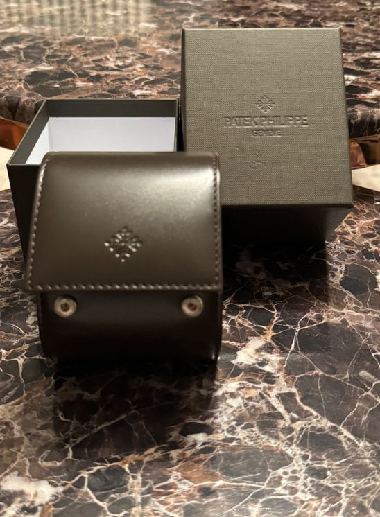 Patek Philippe Watch Travel Leather Pouch Case Holder Box Genuine Authentic