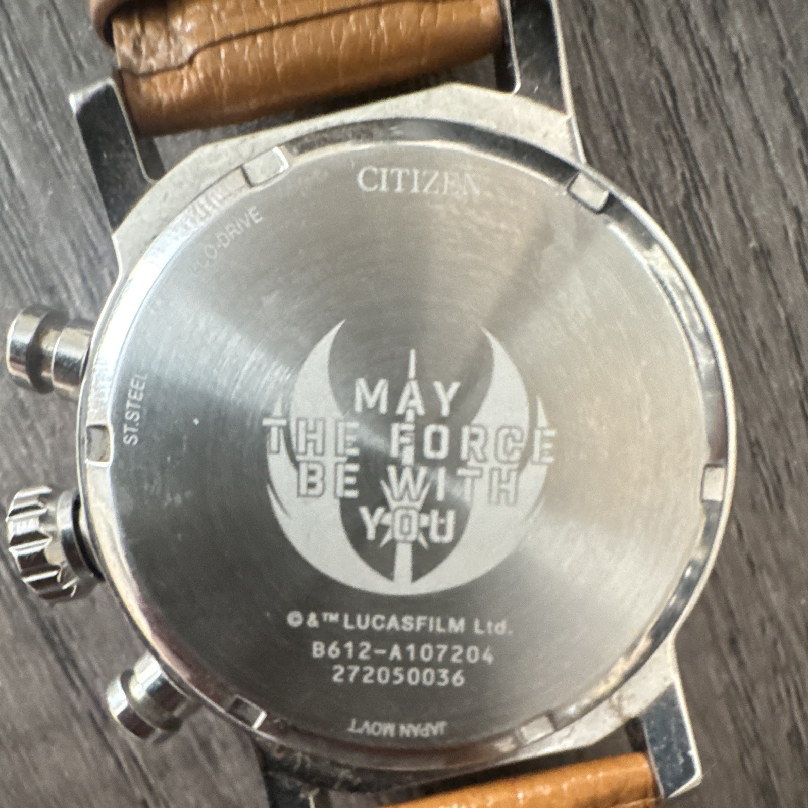 Citizen Star Wars Luke Skywalker Men’s Watch CA0761-06W- With Box