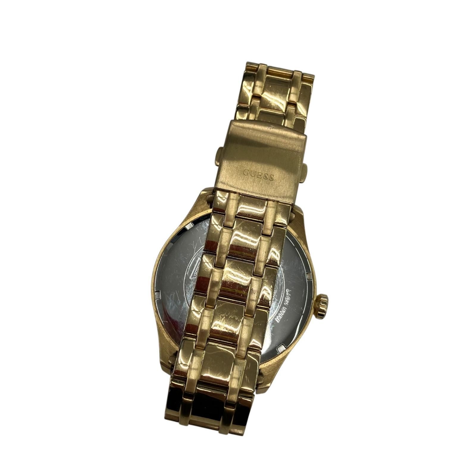 186000 Dead Battery Guess Watch W1043G2 Gold Black