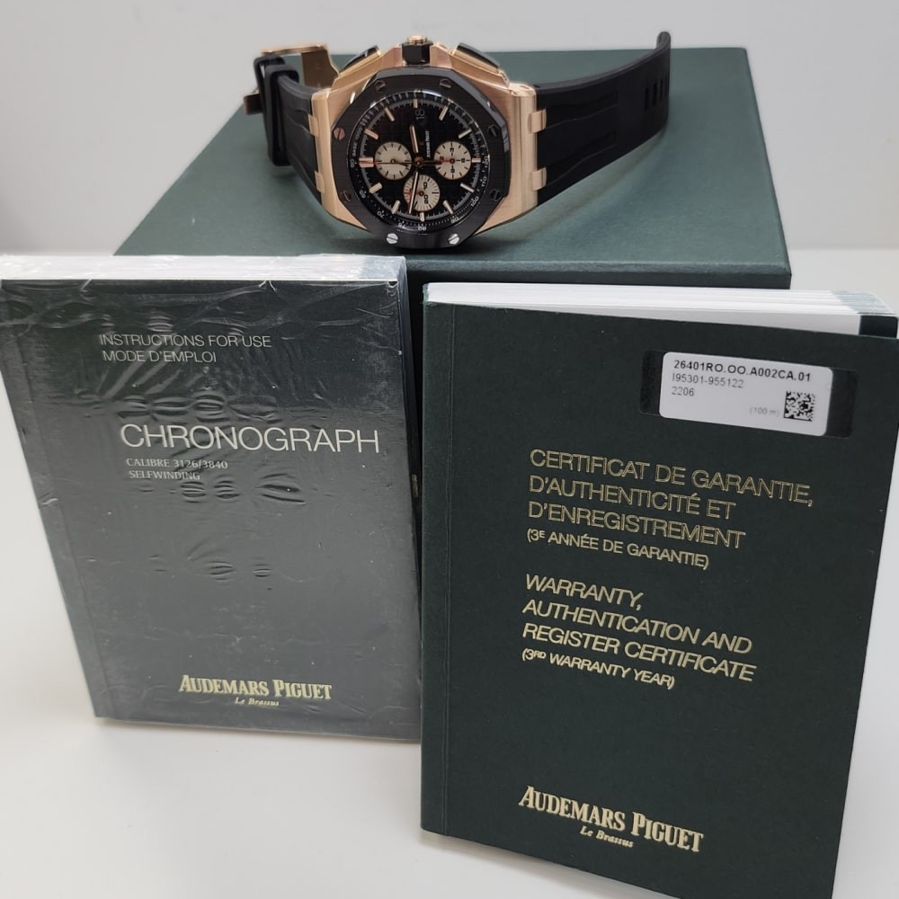 Full Set 2016 Audemars Piguet Royal Oak Off Shore Watch 26401RO.OO.A002CA.01