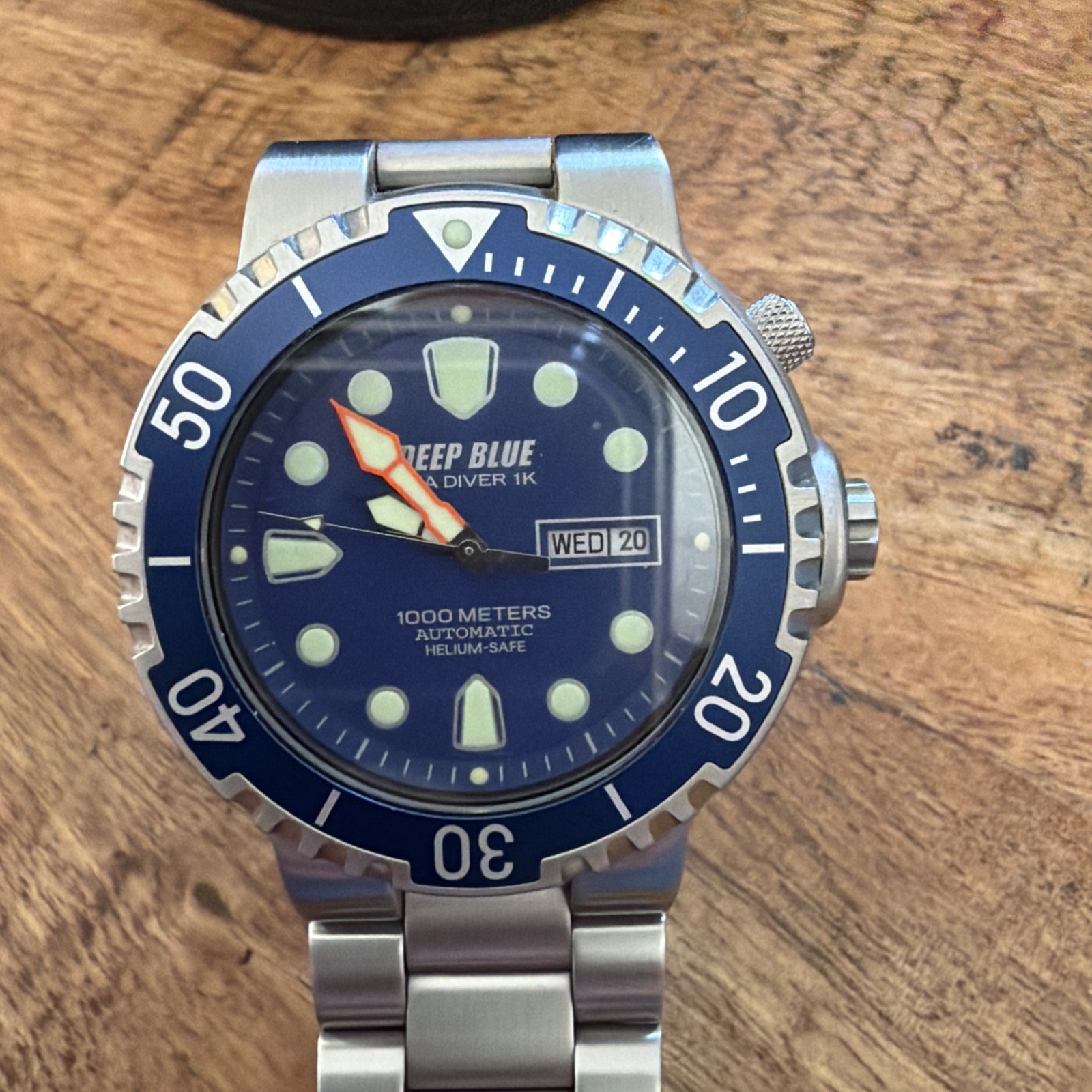 Deep Blue Sea Diver 1k-Automatic Boxed with inst book