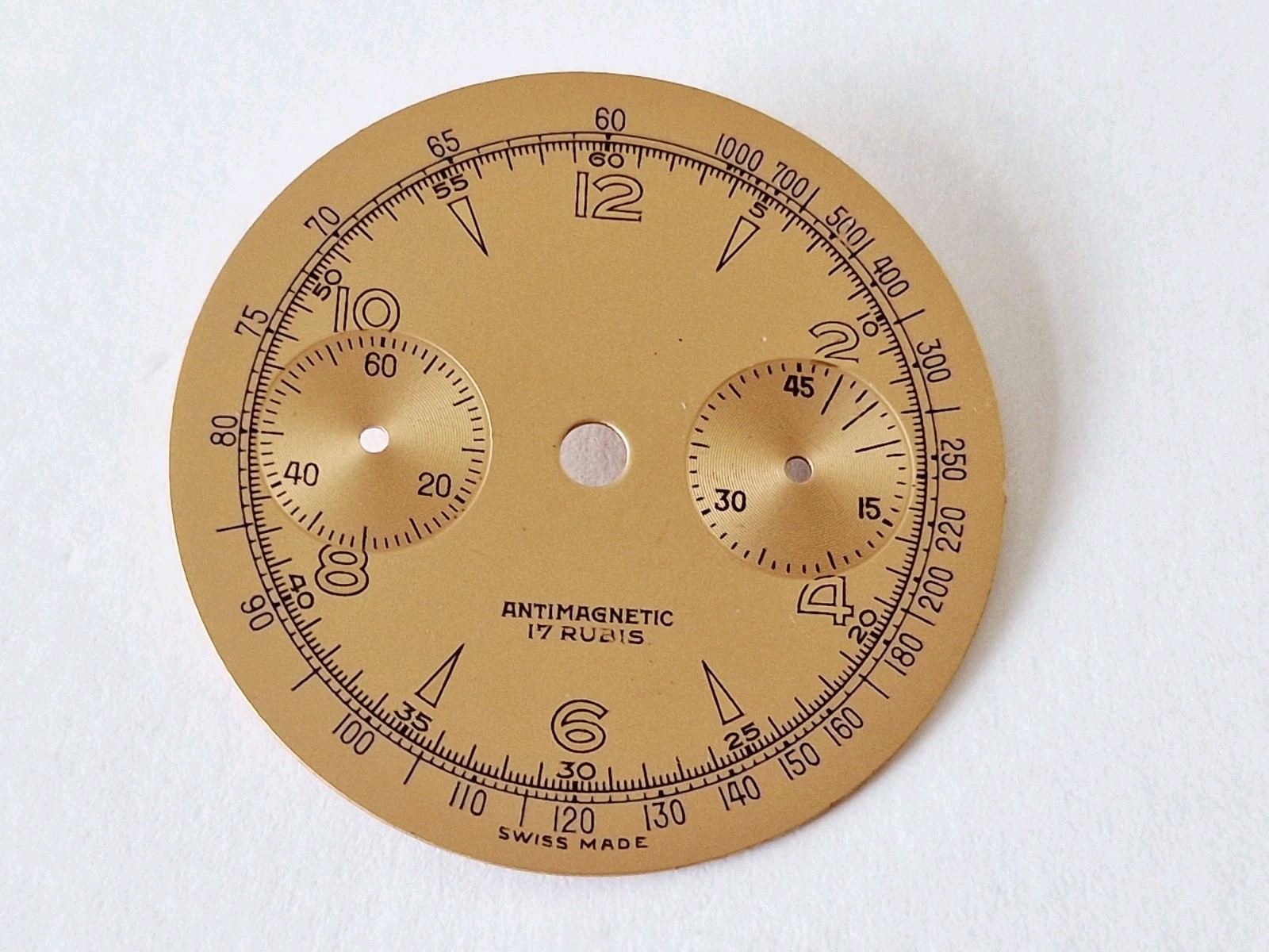 Swiss Made Watch Chronograph Dial 30.30mm Approx