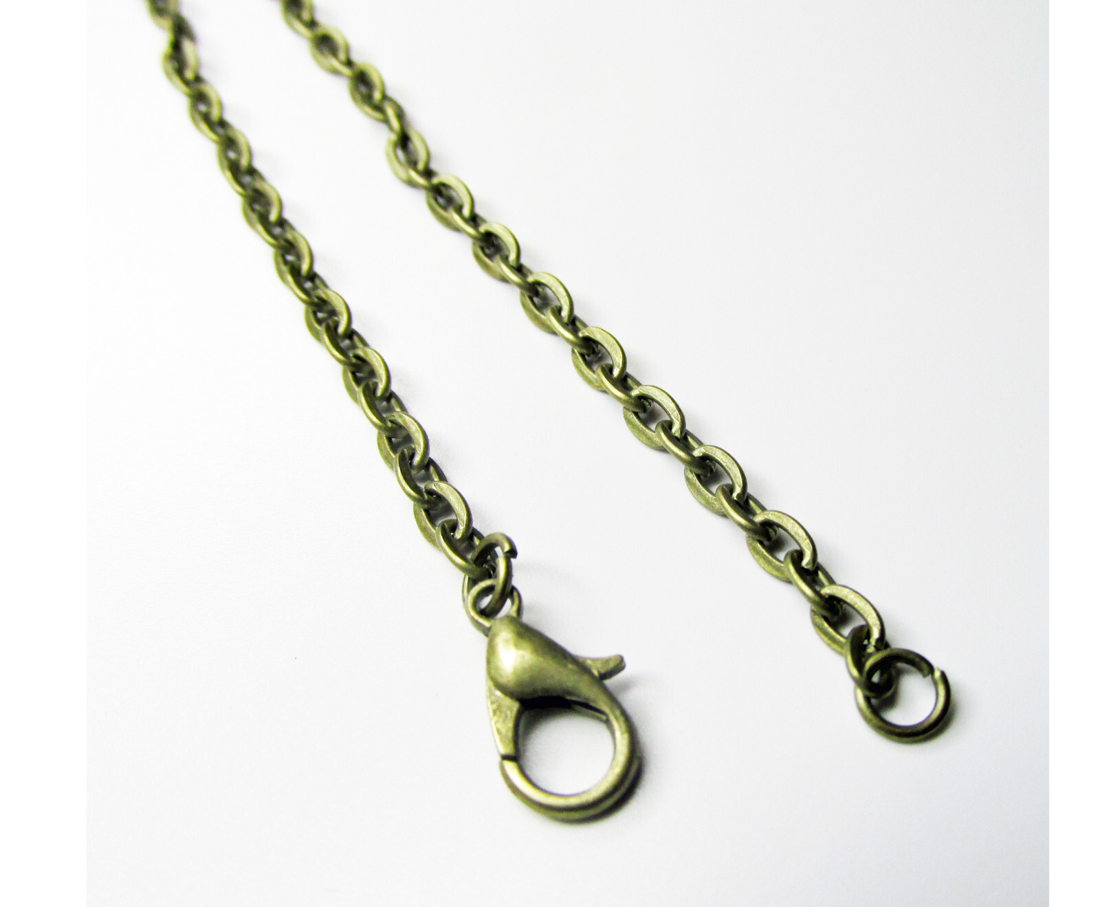 Vintage Anchor Flowers Art Nouveau Pendant Necklace Handcrafted Photo Jewelry