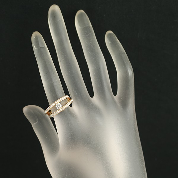 Giorgio Visconti Ring Diamond 0.74ct US6-6.25 18K 750 Rose Gold