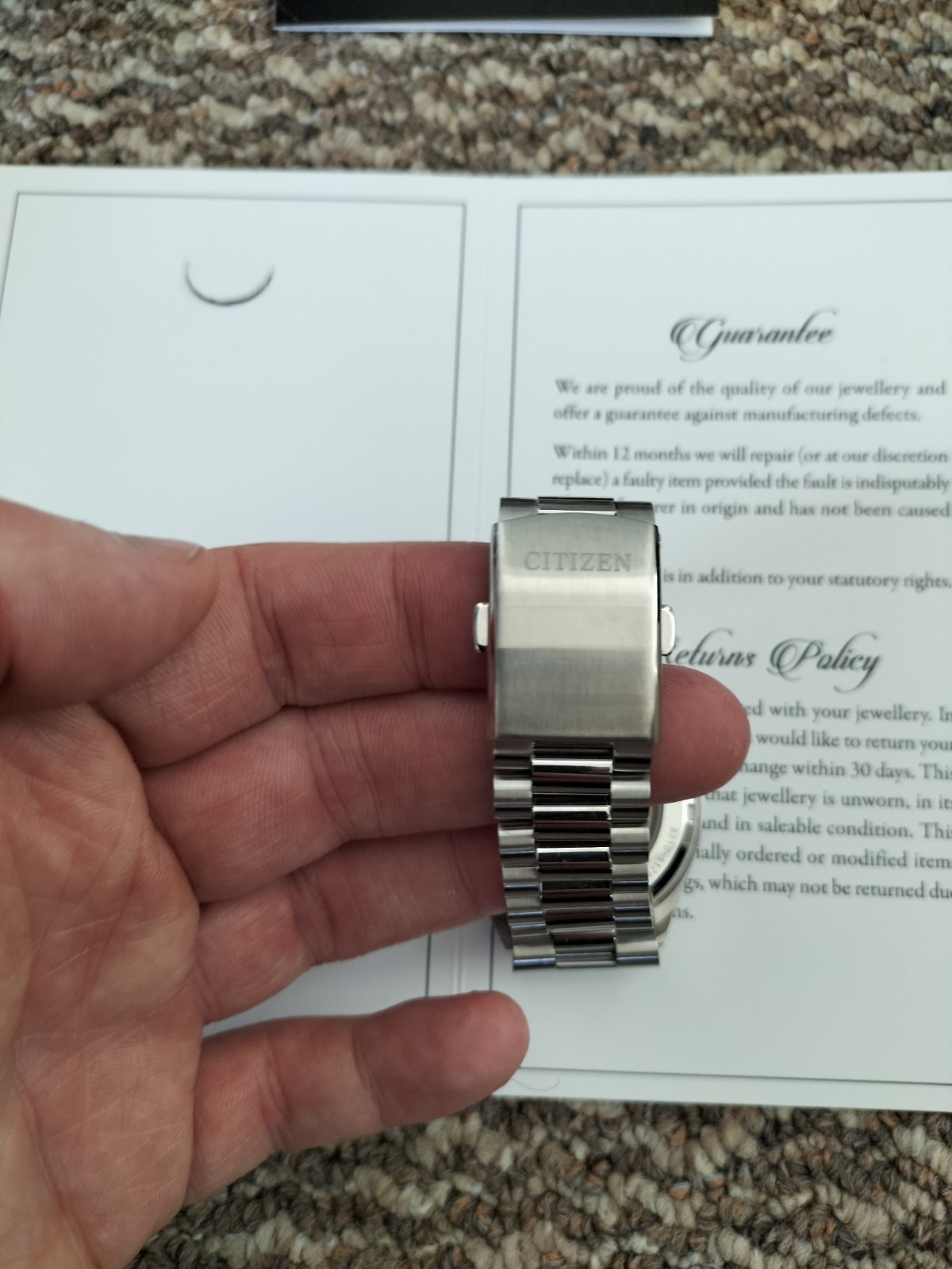 The Citizen Tsuyosa Automatic Yellow Dial Worn twice With Receipt basically NEW