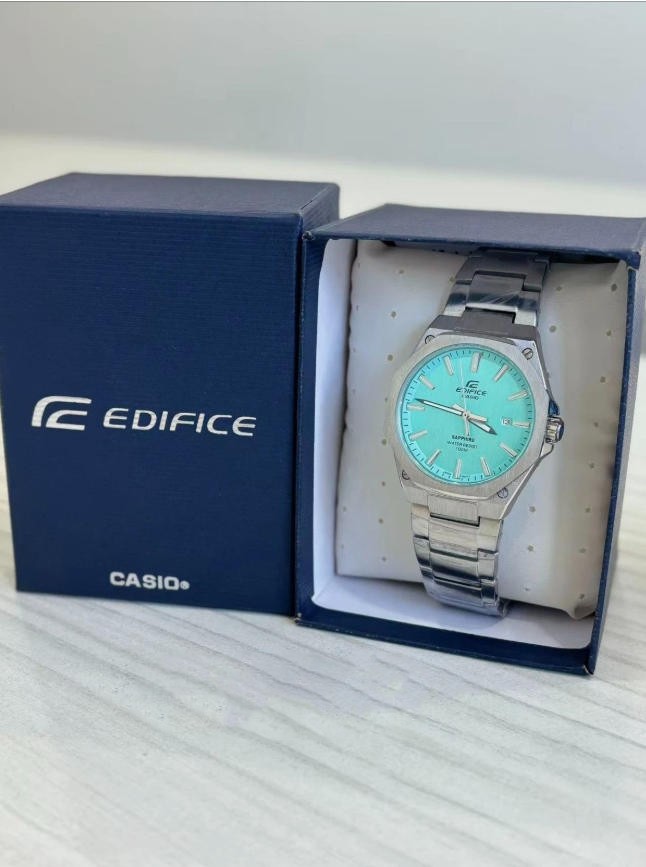 CASIO Edifce Sapphire crystal steel band Men’s watch EFR-S108D-2BV