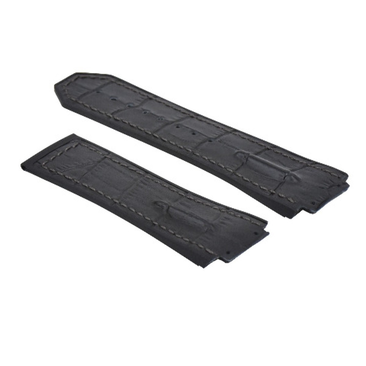 25-28MM LEATHER RUBBER STRAP FOR 44-45-48MM HUBLOT BIG BANG F1 CERAMIC FUSION