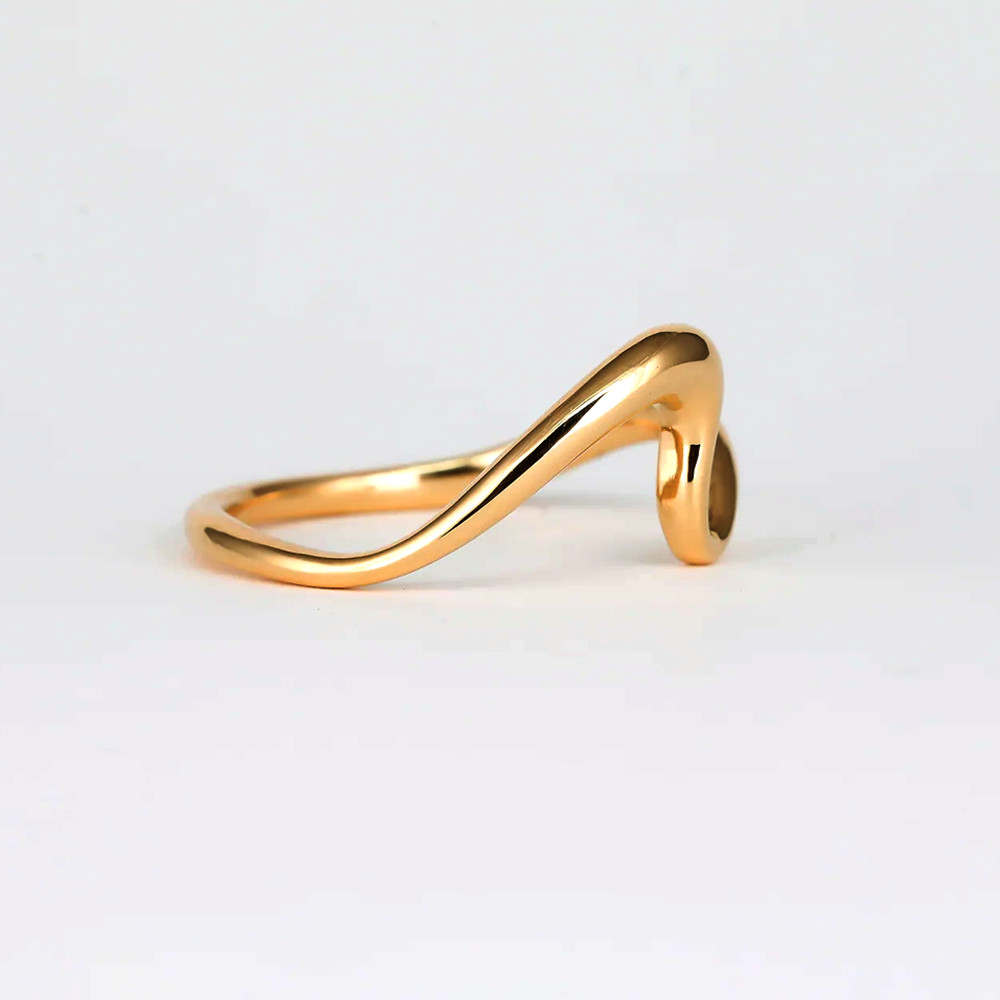 Diamond Ring Band Gold Lab Grown Stacking Plain GLI 14K Yellow Sizable