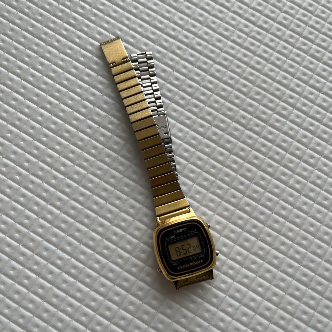 CASIO Digital Watch Gold LA670W