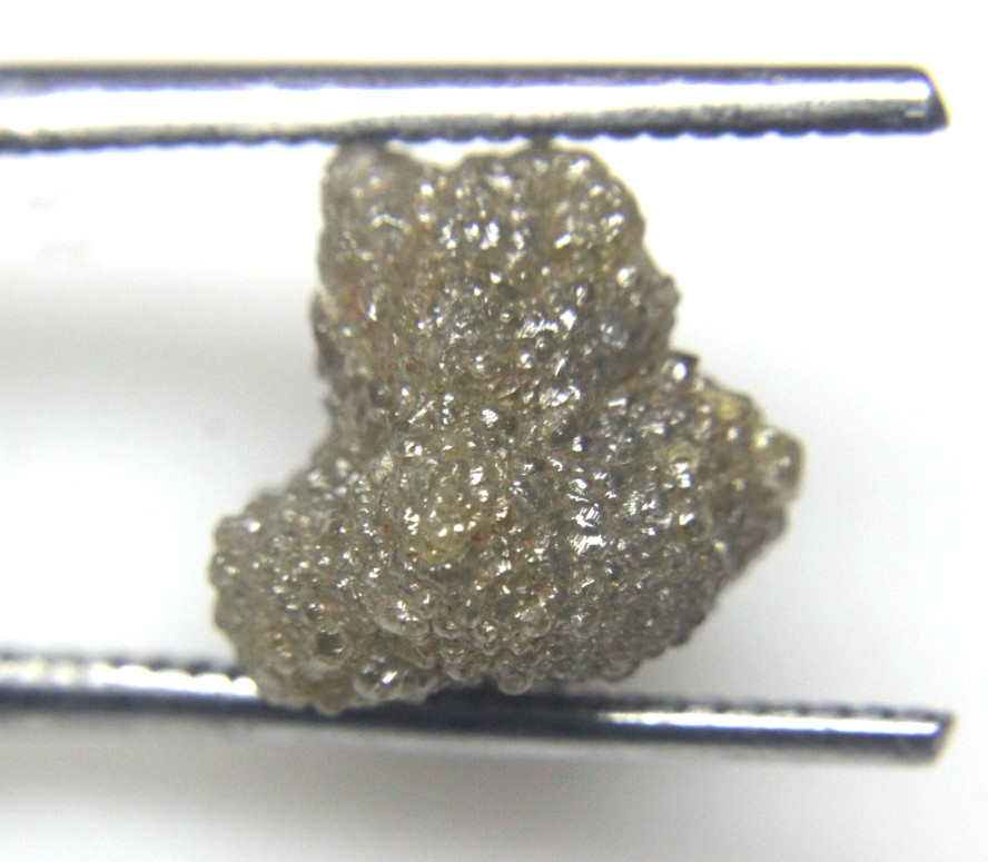 7.28CTS BIG UNCUT NATURAL YELLOW BROWN COLOR ROUGH DIAMOND 11.75×10.84×8.86MM