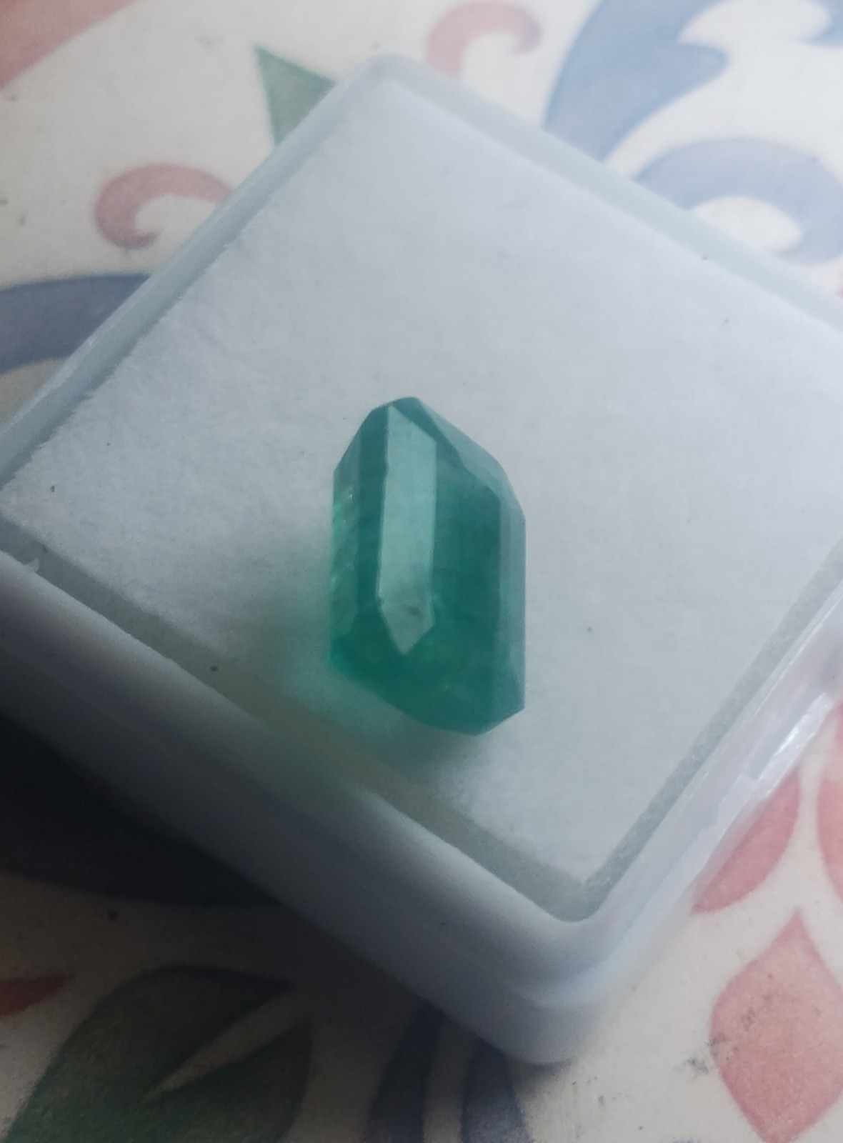 4.00 Ct Natural Green Colombian Emerald Top Quality Emerald Shape 10.7×7.7×5.7mm