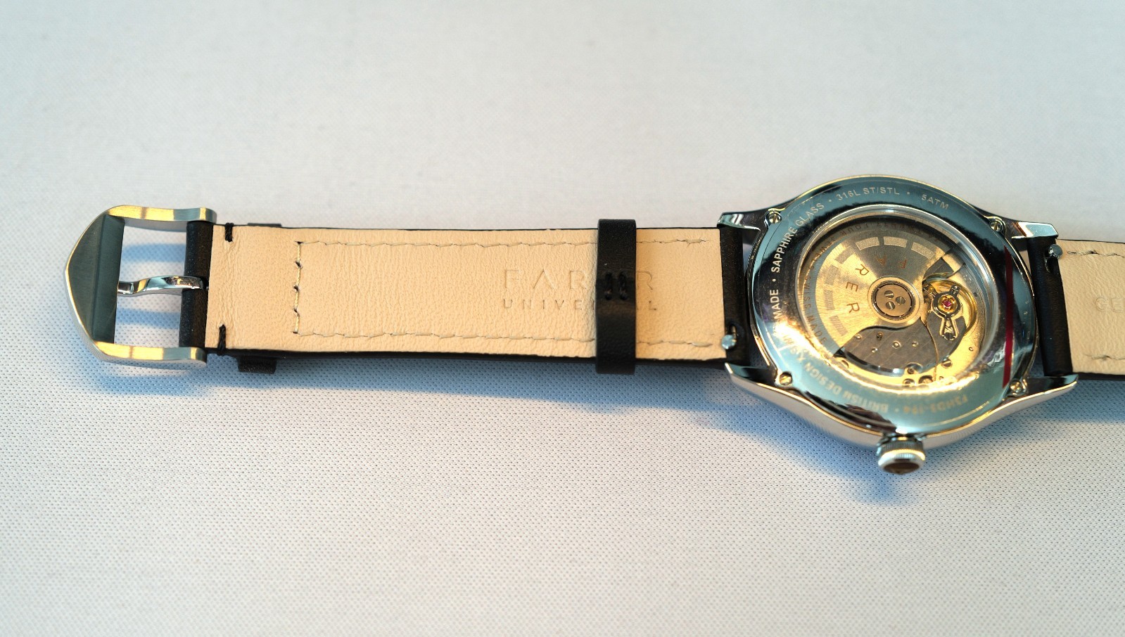 Farer Erebus II Watch 39.5mm Full Kit Warranty Card Box ~virtually new~