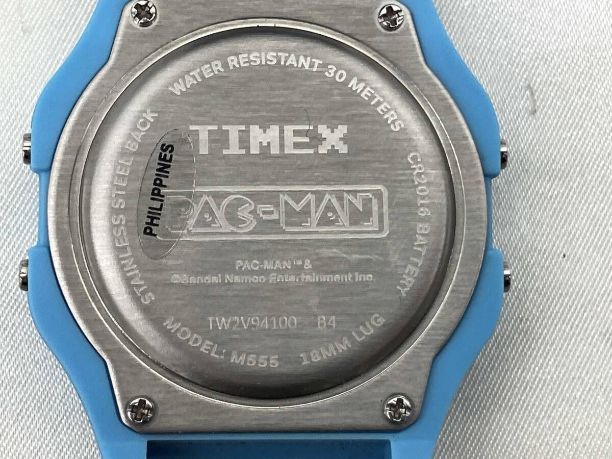 TIMEX Pacman Watch TW2V94100 Quartz Battery Replaced 2023 Pouch Included