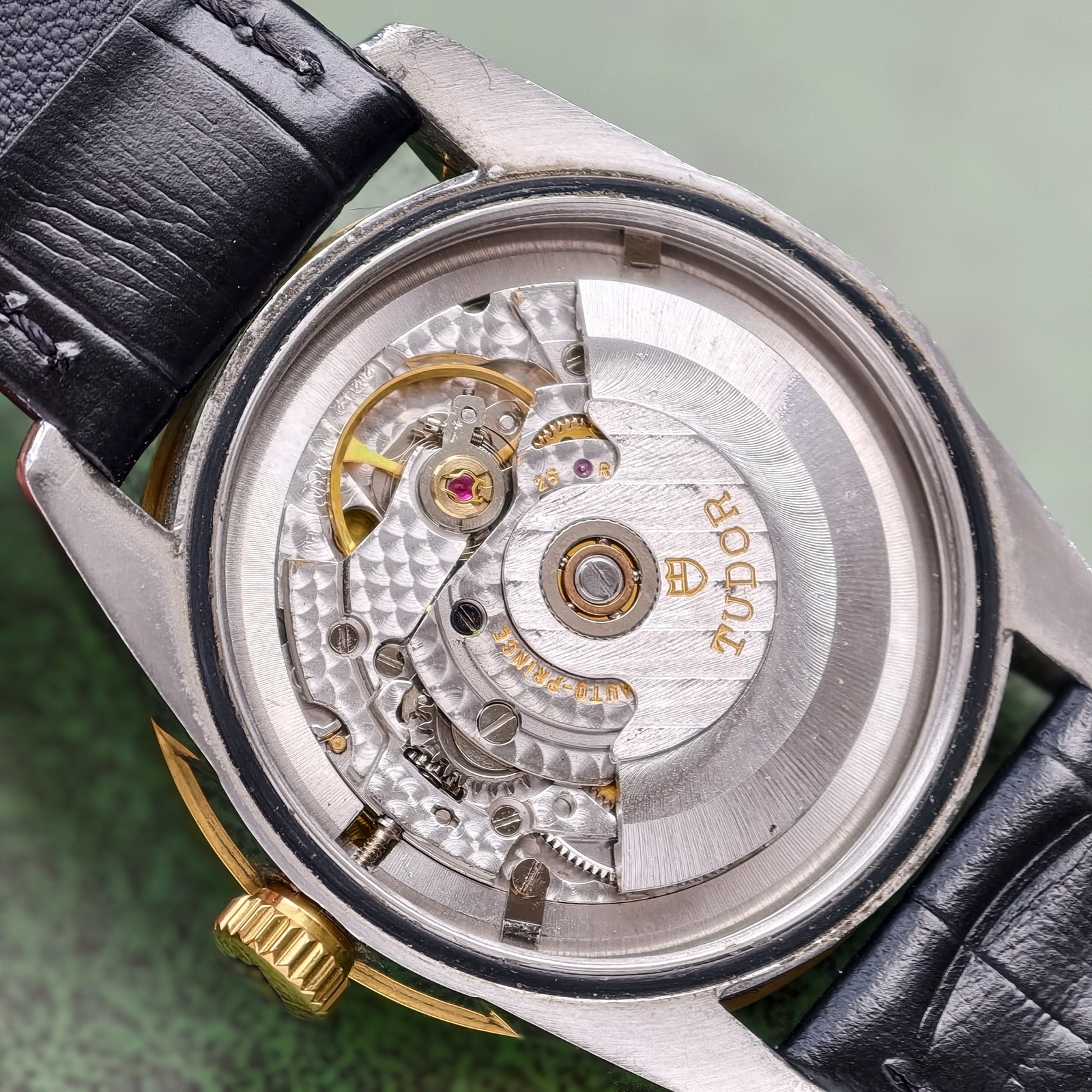 Tudor Black Dial Glamour M55003-0037 Men’s Watch Automatic 35.8mm Date Gilding