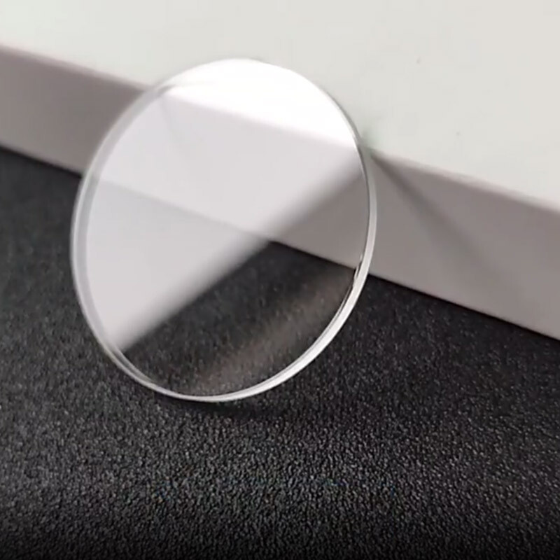 1.0mm-3.0mm Thick Flat Sapphire Watch Crystal Watch Glass 20mm-45mm High Quality