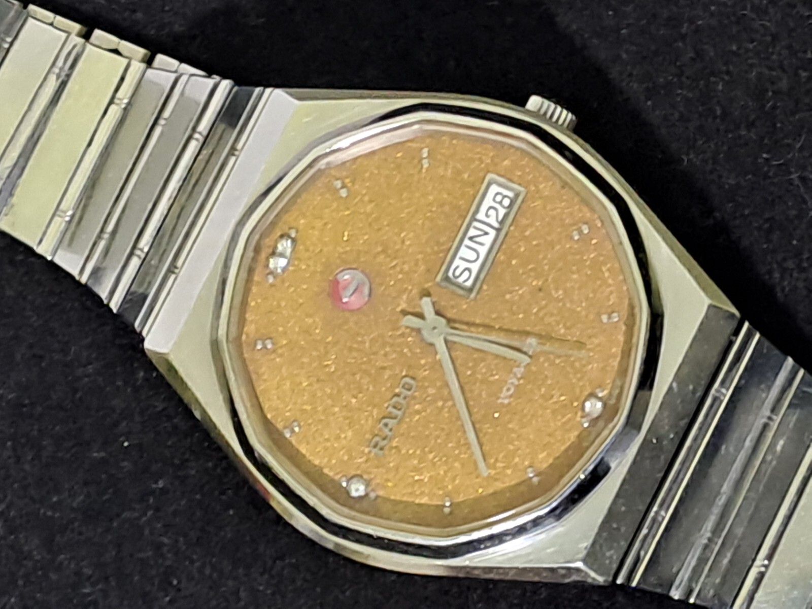 RADO VOYAGER 636.3424.4 DODECAGON ETA.2879 VTG AUTOMATIC SWISS MEN’S WATCH