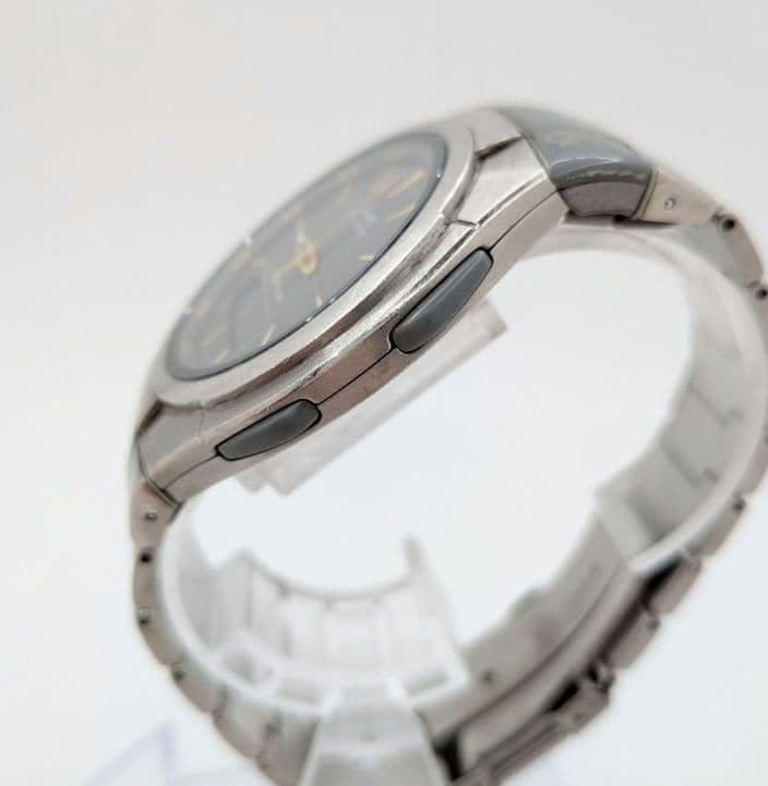 CASIO WAVE CEPTOR WVH-100TJ Analog-Digital Radio-Controlled Solar Watch 【USED】