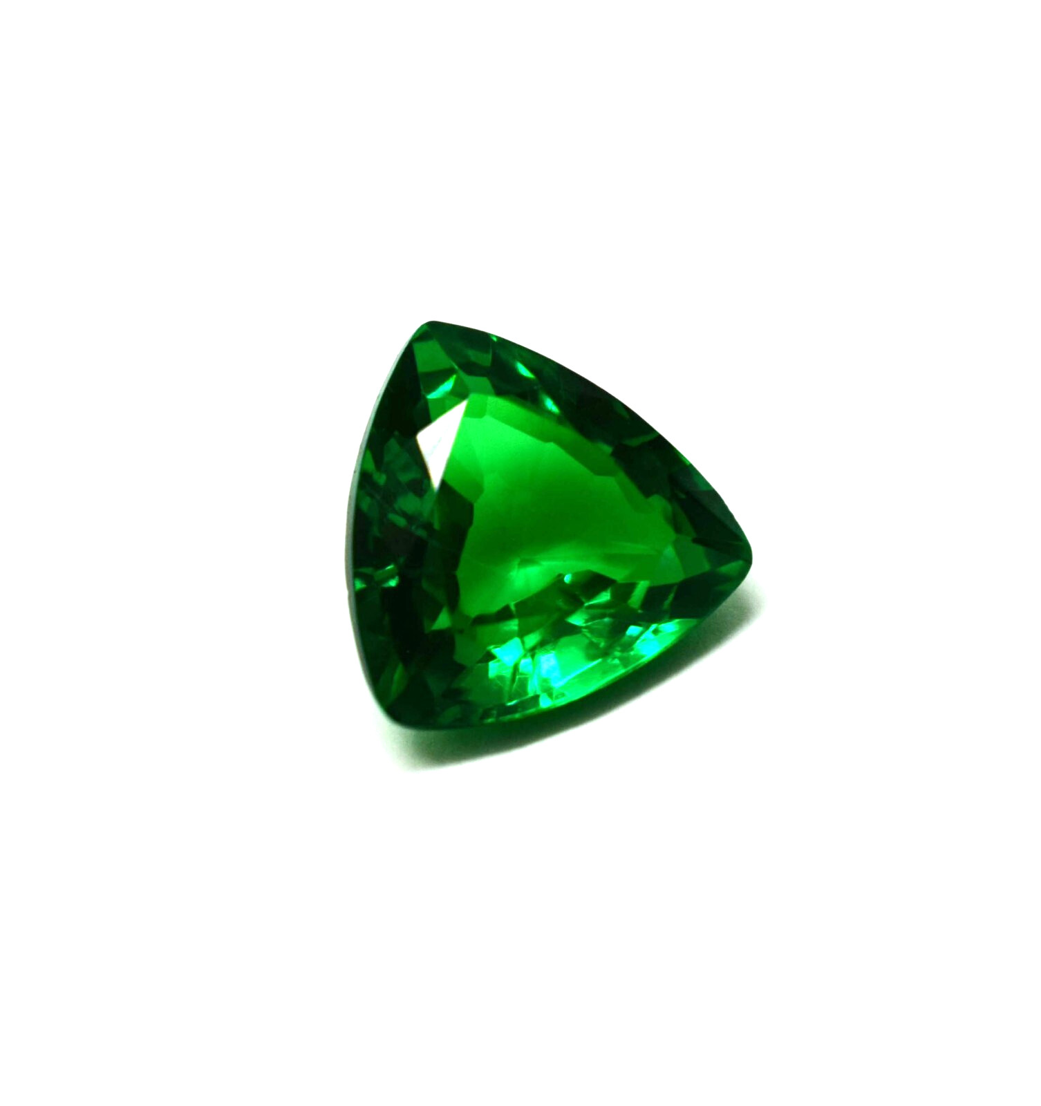 10-12 CT Trillion Cut Kenya’s Certified Natural Tsavorite Green Garnet Gemstone
