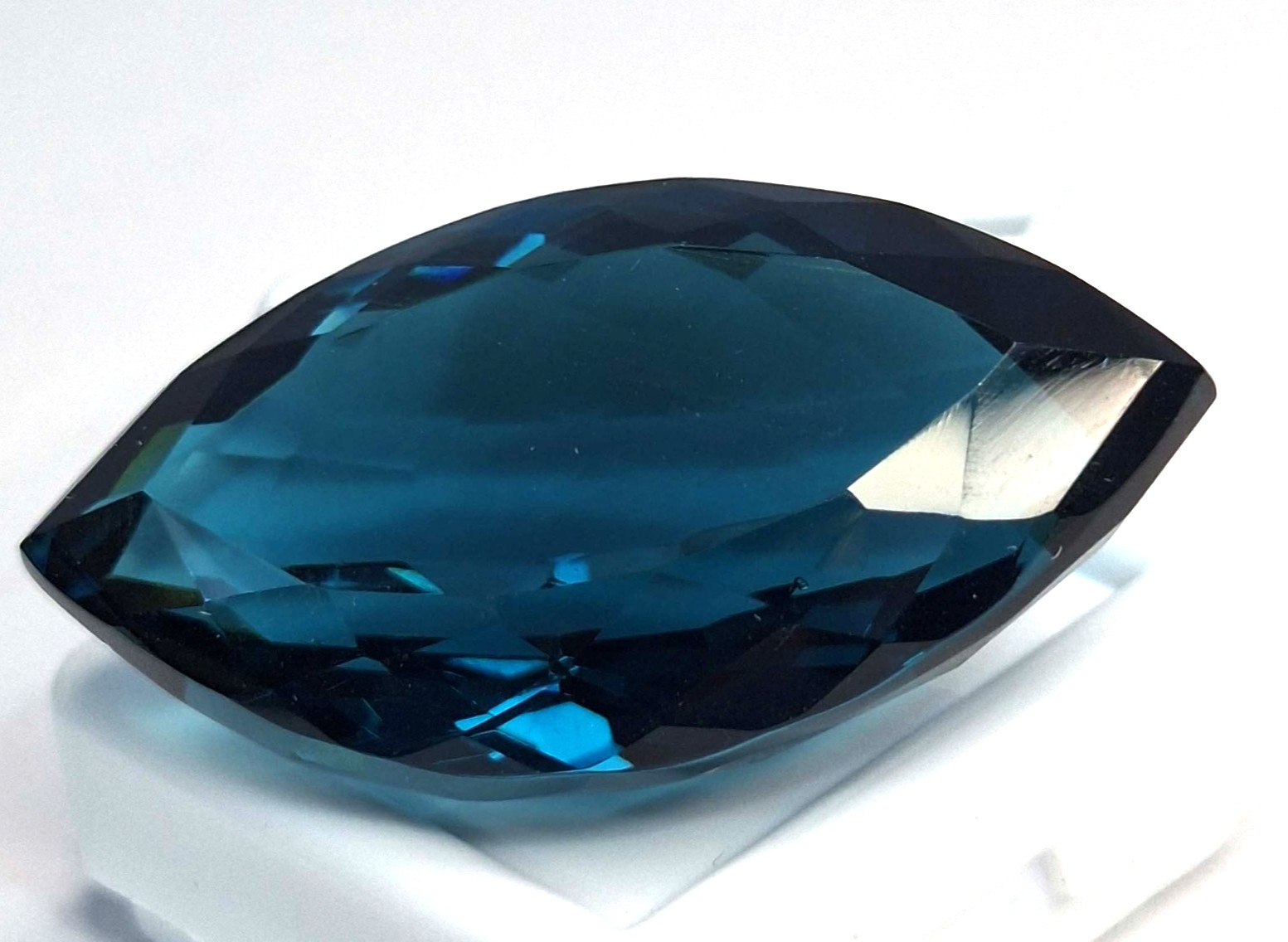 Lab Created Blue Topaz Marquise Shape58-60 Ct Certified Loose Gemstone TQ1858