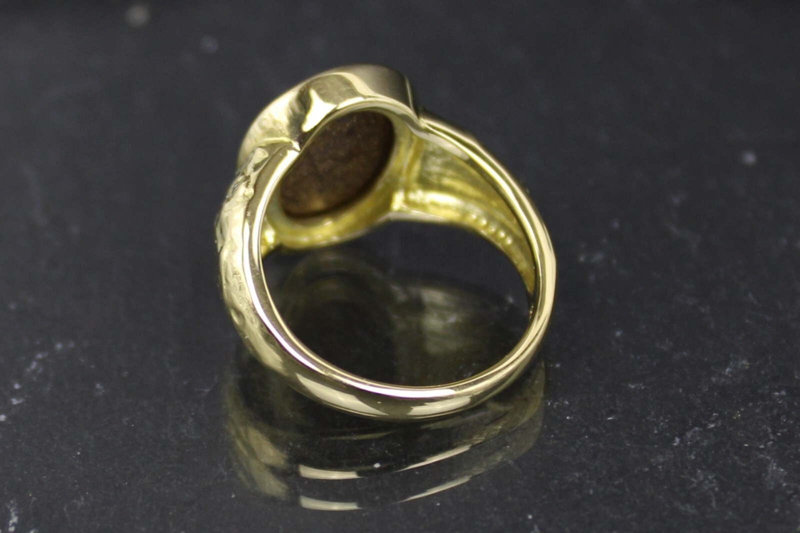 Opal Ring, 18ct Yellow Gold 750 Opal Ring, Australia