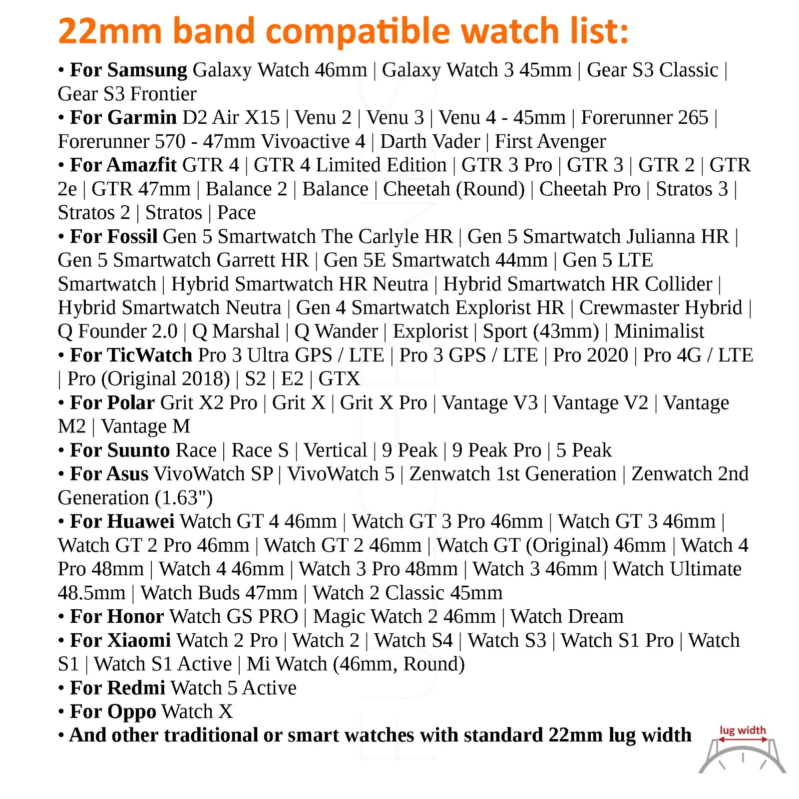 10mm 12mm 14mm 15mm 16mm 18mm 19mm 20mm 21mm 22mm 24mm Silicone Watch Band Gold