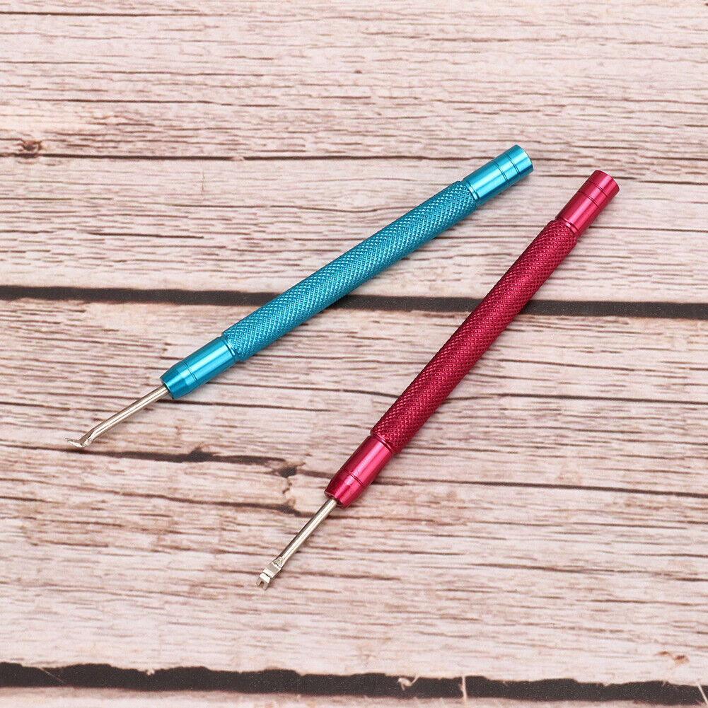 2PCS Metal Precision Watch Hand Remover Pin Lever Replace Watchmaker Repair Tool