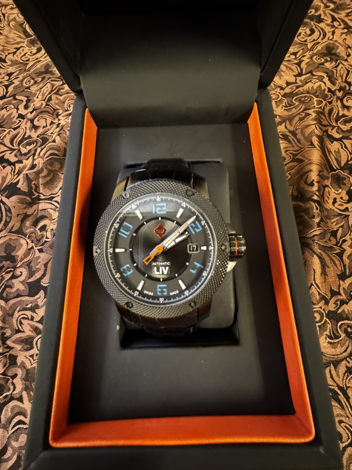 LIV GX1-A Automatic Swiss Watch – Sky Blue Limited Edition 299/500