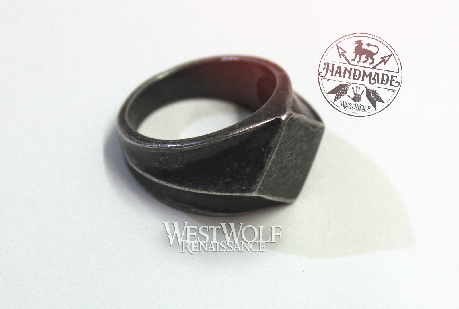 Medieval Style Viking Ring in Dark Stainless Steel – US Sizes 7/8/9/10/11/12/13