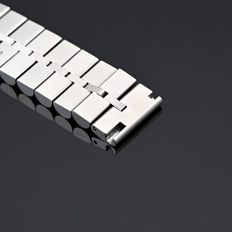 Solid Stainless Steel Watch Strap With Tool Mens Metal Bracelet 14 16 18MM