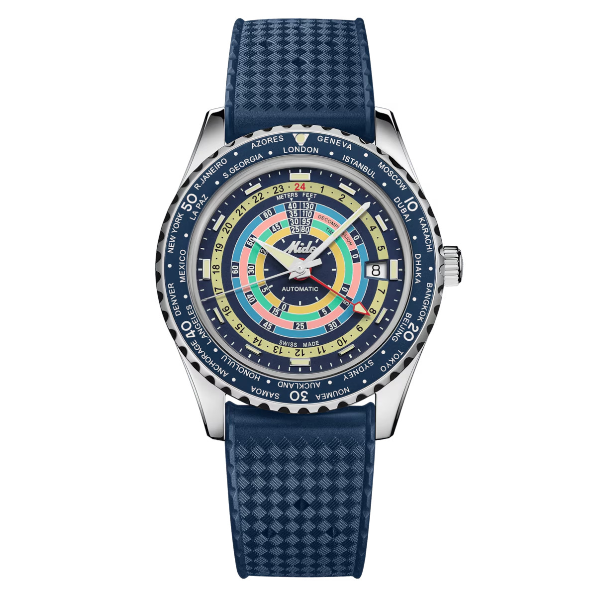 Brand New MIDO Ocean Star Decompression Worldtimer | M026.829.17.041.00