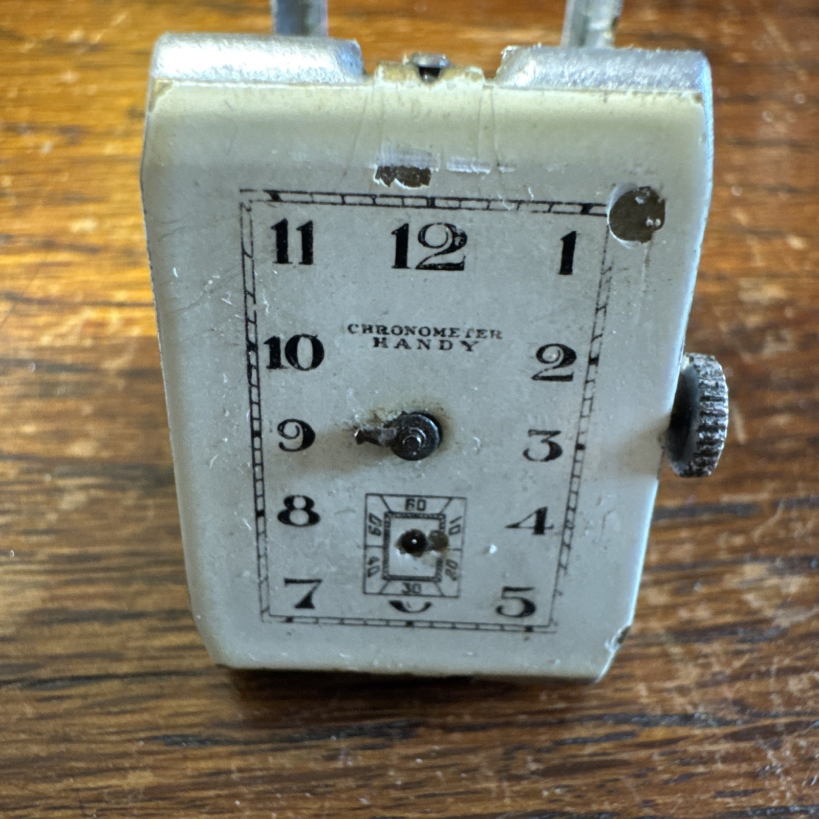 Ollendorff ? Oliver Handy Chronometer 15 Jewels 3 Adjustments Unusual Case 30mm