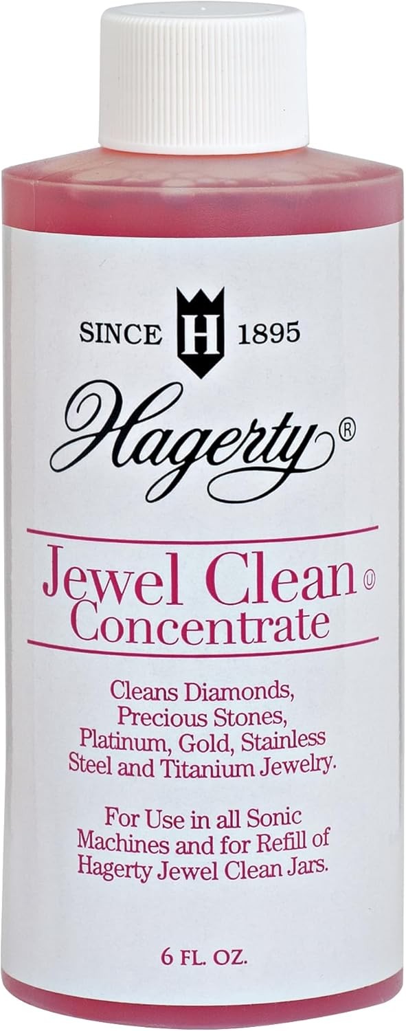 Jewel Clean Concentrate – Ultrasonic Jewelry Cleaner Liquid Solution, Gold & Sil