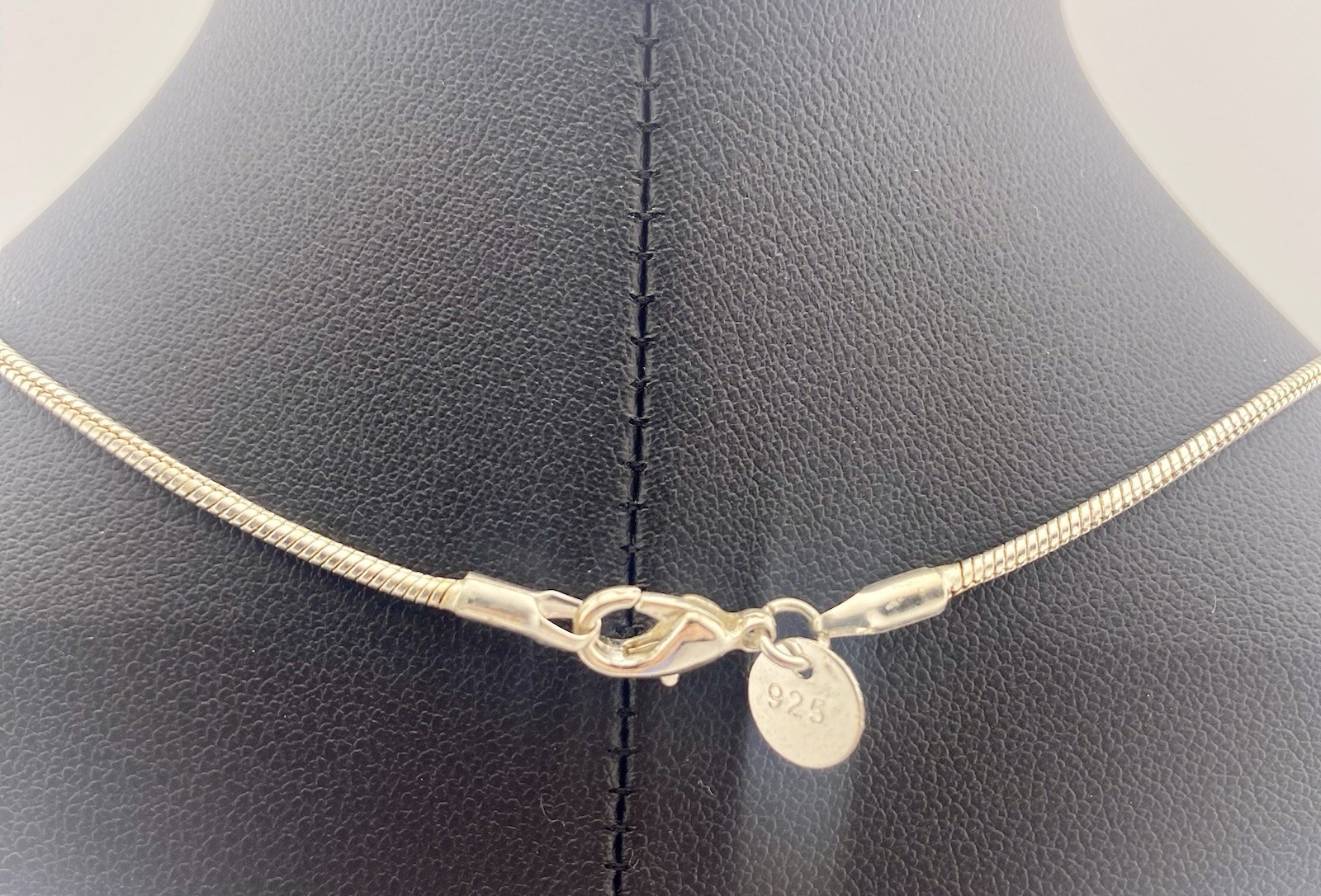 925 Silver Snake Chain Necklace, 16” – 7 Grams.