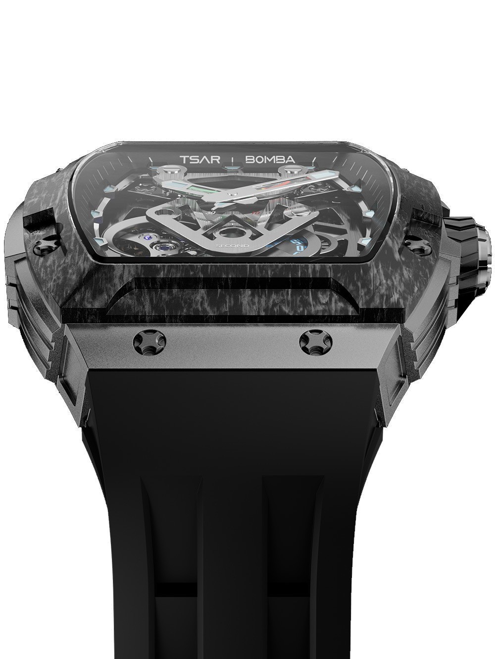 Tsar Bomba TB8216TF-01 Mens Watch Neutron Limited Edition Automatic 46mm 5ATM