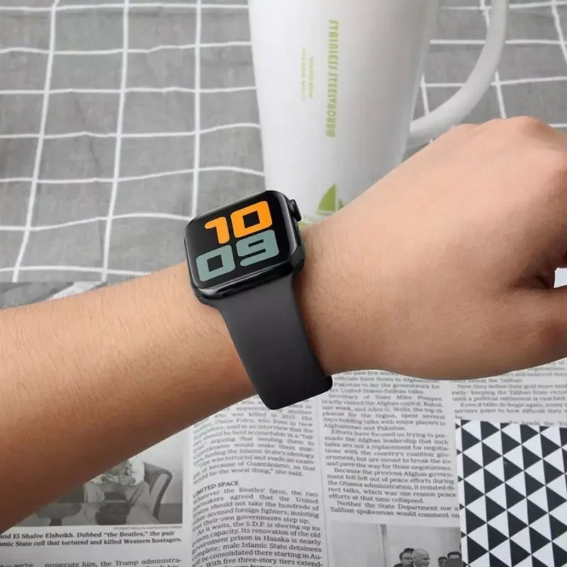 For Apple Watch Silicone Band Strap Series SE 1 2 3 4 5 6 7 Sports 38/40/42/44mm