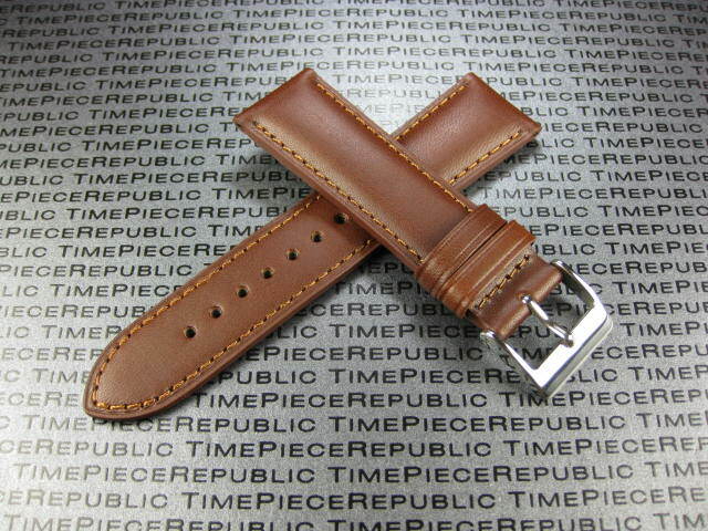 21mm Dark Brown CALF LEATHER STRAP Watch Band for IWC PILOT Top Gun PORTUGUESE 3