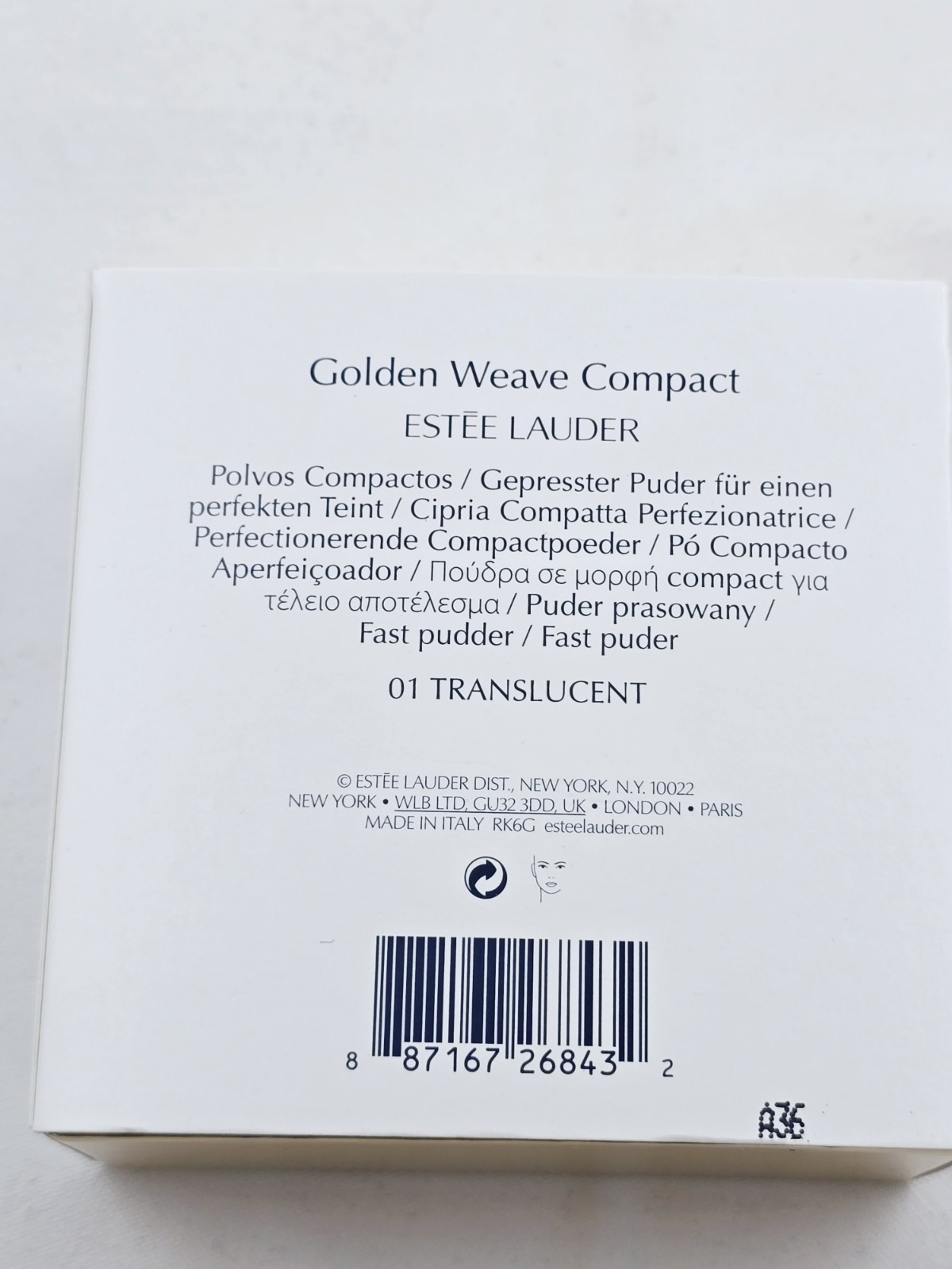 Estee Lauder Golden Weave Compact Rare