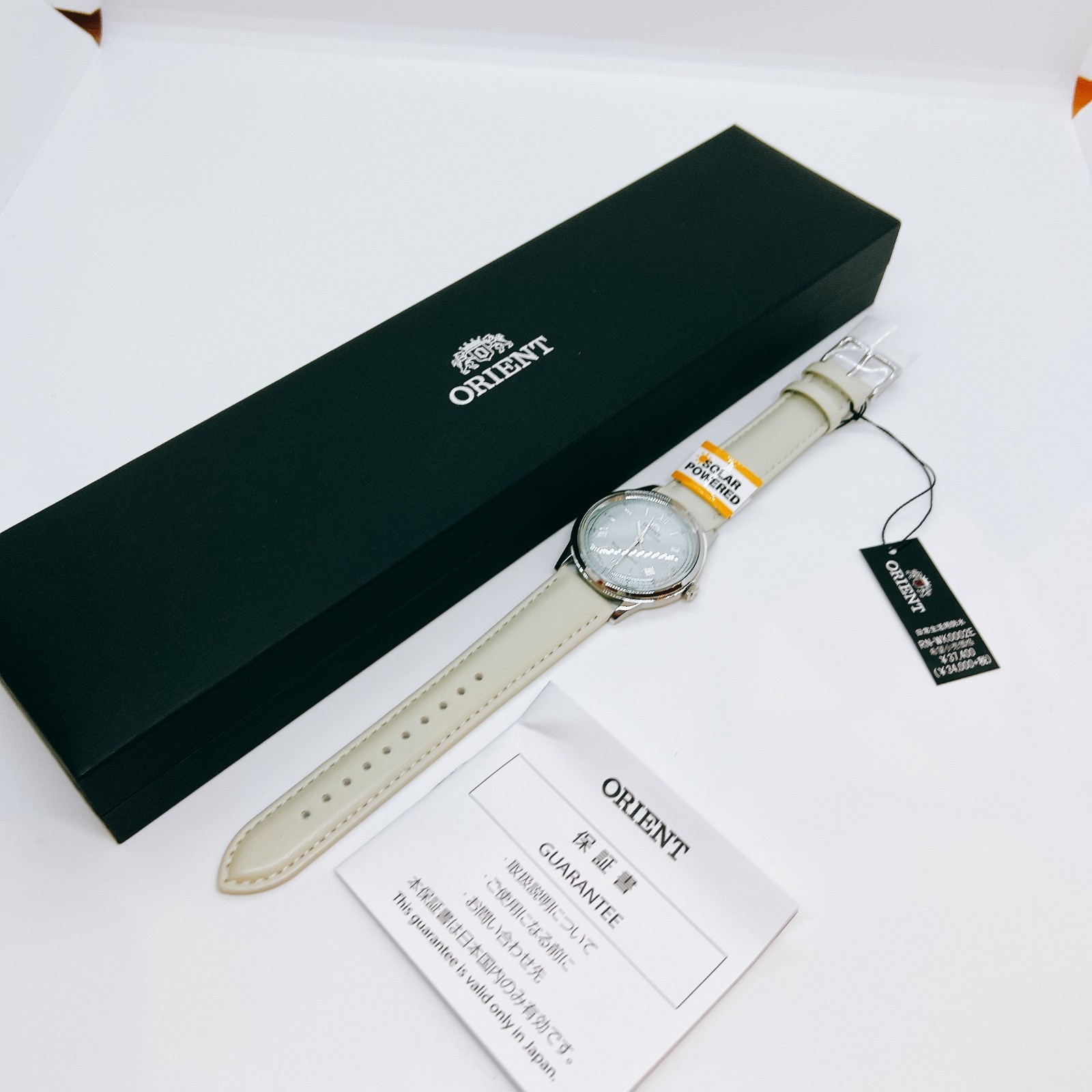 Orient Classic Bambino RN-WK0002E Solar Men’s Watch Pale Green Dial From Japan