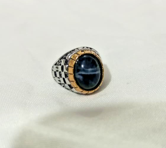 Vintage Style Boys Toddler Ring Silver Color Ages 1 to 3 Years Old