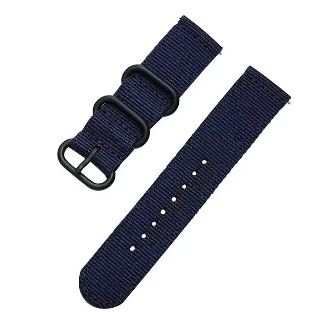 18mm 20mm 22mm Durable Military Woven Nylon Wrist Watch Band Quick Release Strap