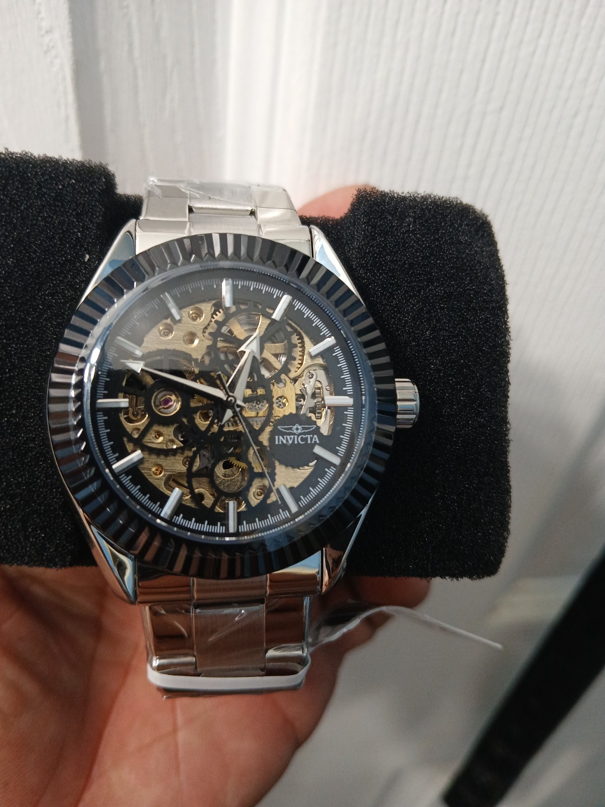 69755 – Invicta Objet D Art Glyph Automatic Men’s Watch w/ Skeleton Dial – 43mm,