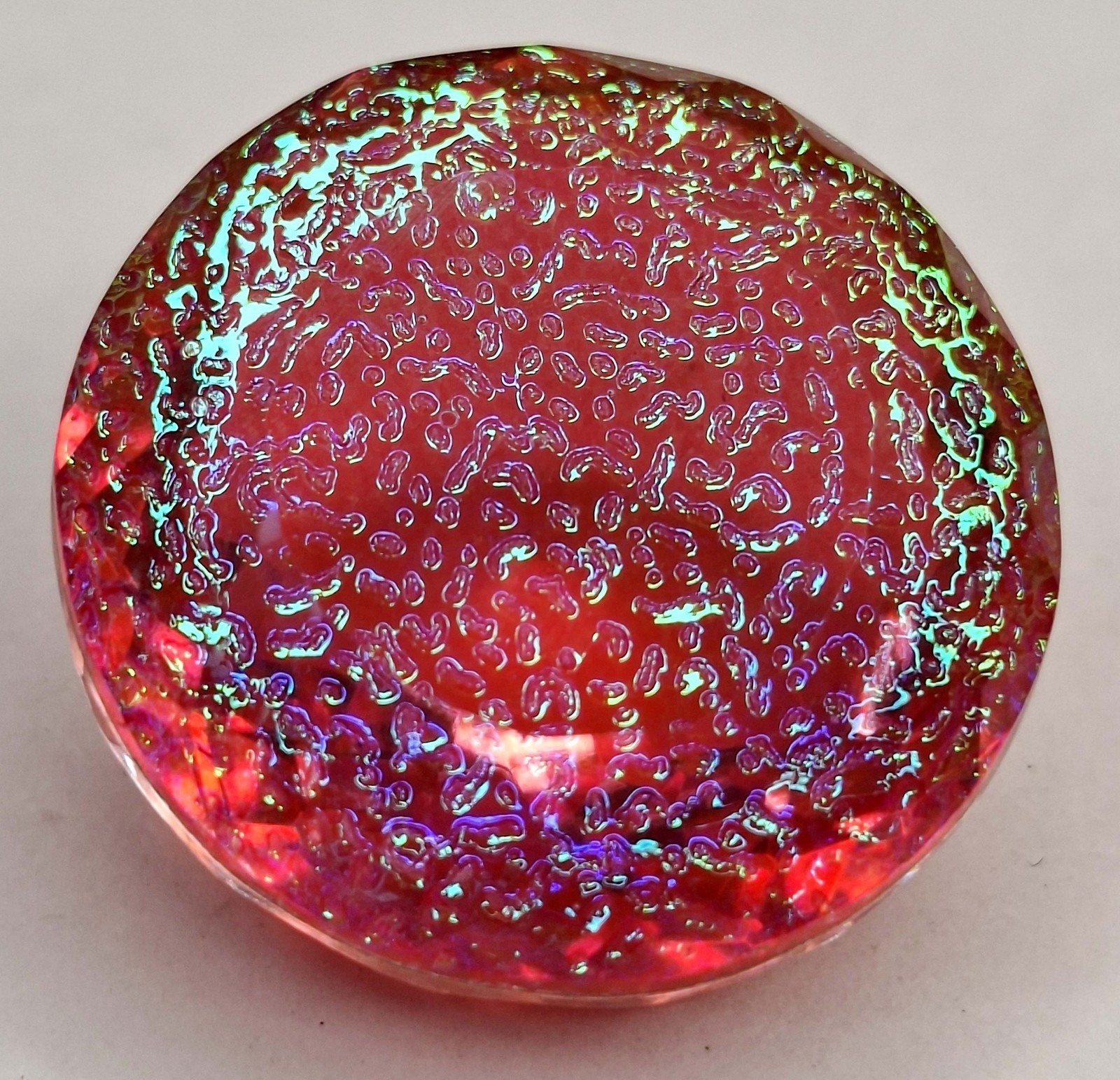 Monarch 72-74 Ct Fire Opal Round Cut Natural Certified Loose Gemstone RK1107