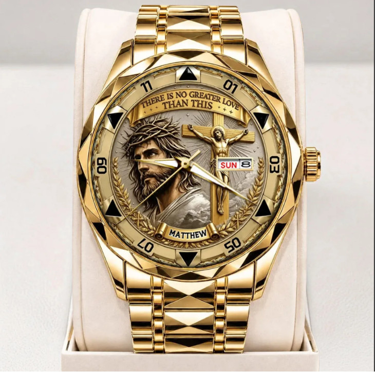 There Is No Greater Love Than This Alloy Luxury Quartz Watch
